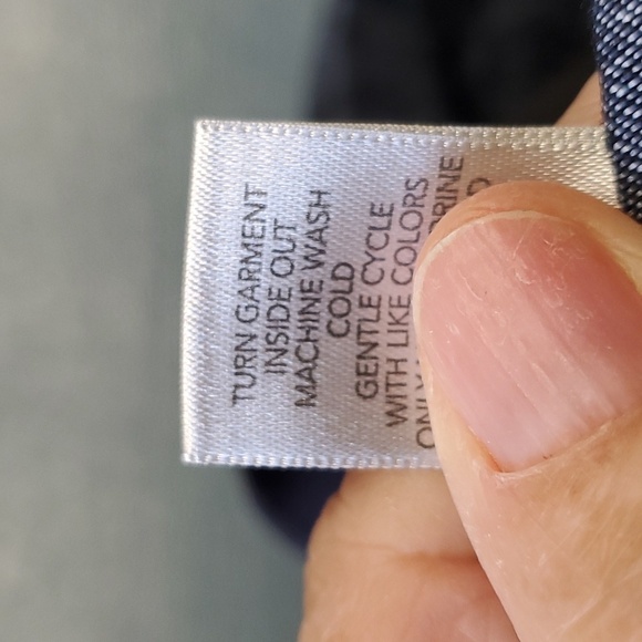 Christopher Banks denim women's pant. Zipper closure. Size 12. Good used cond. - Picture 8 of 8